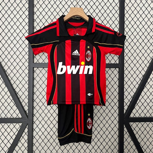 Camiseta AC Milan Primera Equipación Retro Niño 2006 2007